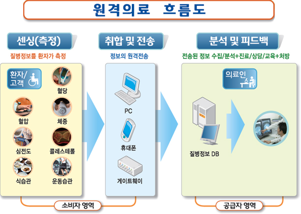 원격의료 흐름도