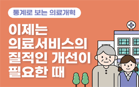 이제는 의료서비스의 질적인 개선이 필요한 때입니다