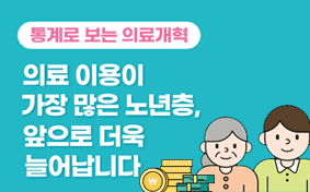 의료 이용이 가장 많은 노년층, 앞으로 더욱 늘어납니다