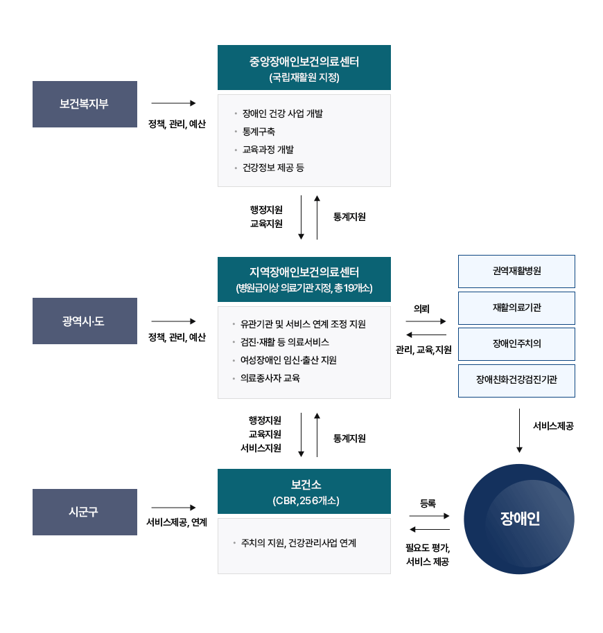 장애인건강보건전달체계